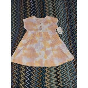 NWT Orange Tie-dye dress 5T